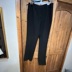 Jones New York Black Straight Leg Pants